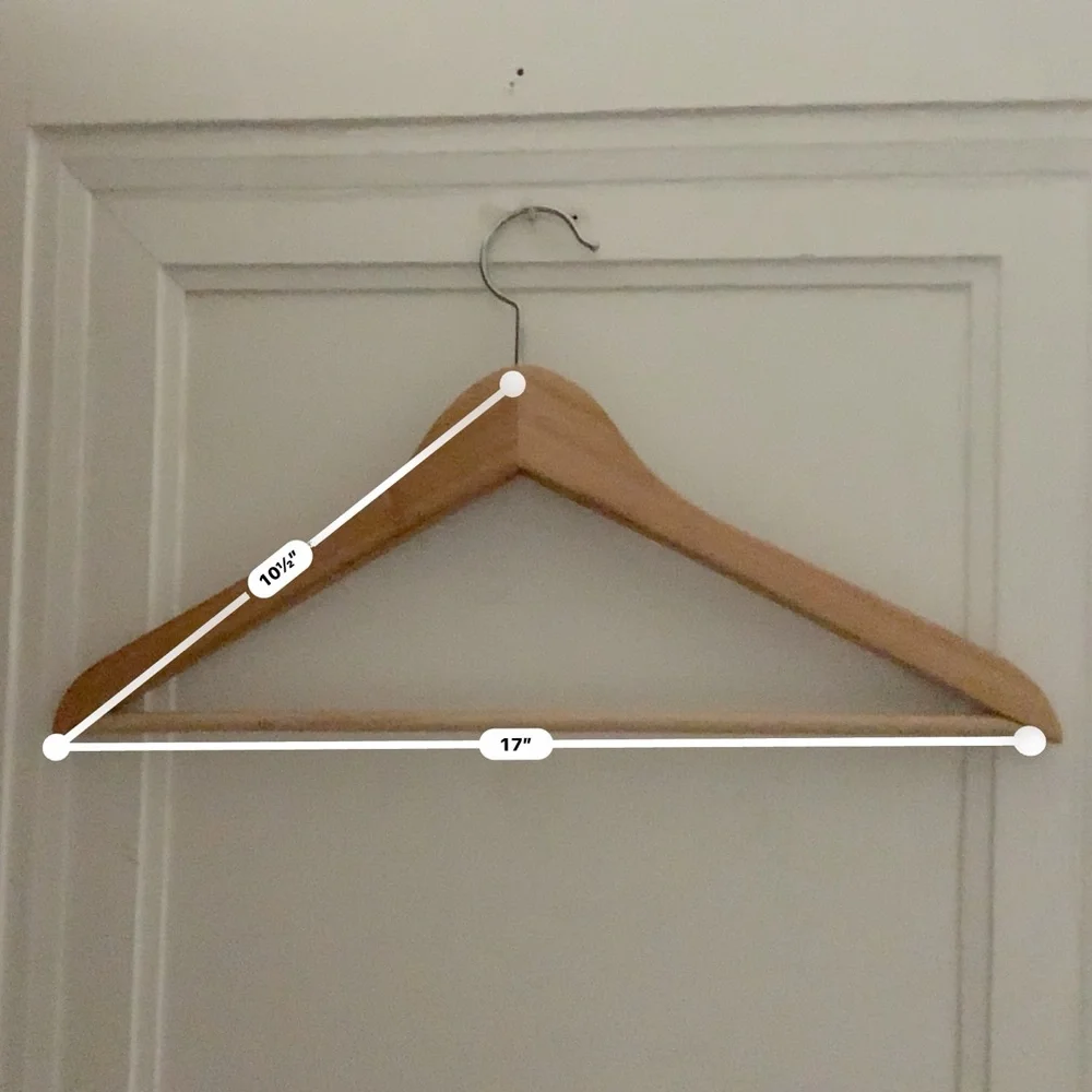 Wooden hangers 3 different styles to choose OS
